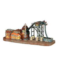 Luville Kersthuisje Efteling | Baron 1898 op batterijen | Warm wit | 23 cm LLU10196