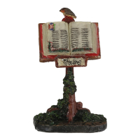 Luville Kersthuisje Efteling | Boek op standaard | 5 cm LLU10042