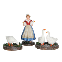 Luville Kersthuisje Efteling | De Ganzenhoedster | 7.5 cm LLU10038