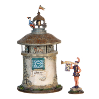Luville Kersthuisje Efteling | De Magische Klok 2 delig | 15.5 cm LLU10000