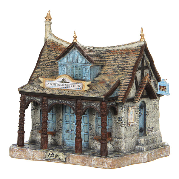 Luville Kersthuisje Efteling | Huis van Gepetto | 19 cm LLU10012 - 1
