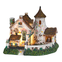 Luville Kersthuisje Efteling | Huis van Hans en Grietje op batterijen | Warm wit | 9 cm LLU10076
