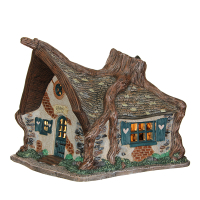 Luville Kersthuisje Efteling | Huis van Repelsteeltje op batterijen | 10 lumen | Warm wit | 15 cm LLU10269