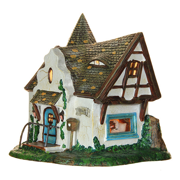 Luville Kersthuisje Efteling | Huis van Roodkapje op batterijen | 10 lumen | Warm wit | 17 cm LLU10262 - 1