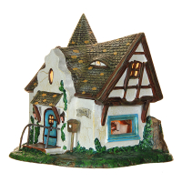 Luville Kersthuisje Efteling | Huis van Roodkapje op batterijen | 10 lumen | Warm wit | 17 cm LLU10262