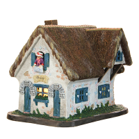 Luville Kersthuisje Efteling | Huis van Vrouw Holle op batterijen | 10 lumen | Warm wit | 16 cm LLU10270