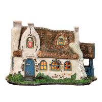 Luville Kersthuisje Efteling | Huis van de Zeven Geitjes op batterijen | 10 lumen | Warm wit | 14 cm LLU10265