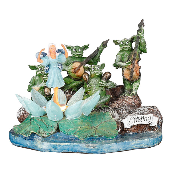 Luville Kersthuisje Efteling | Indische waterlelie op batterijen | 10.5 cm LLU10008 - 1