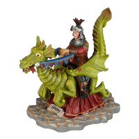 Luville Kersthuisje Efteling | Joris op de draak | 8 cm LLU10184