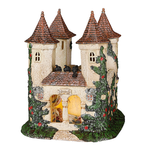 Luville Kersthuisje Efteling | Kasteel van Doornroosje op batterijen | 10 lumen | Warm wit | 21 cm LLU10260 - 1