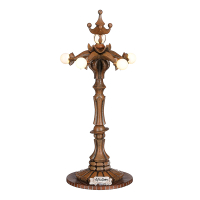 Luville Kersthuisje Efteling | Lantaarn op batterijen | Bruin | 17.5 cm LLU10085