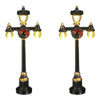 Luville Kersthuisje Efteling | Lantaarn op batterijen | Warm wit | 10.5 cm | 2 stuks LLU10154