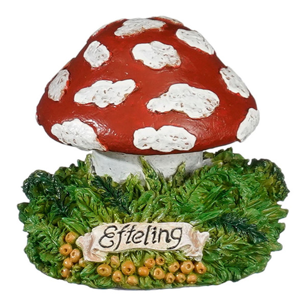 Luville Kersthuisje Efteling | Muzikale paddenstoel op batterijen | 5.5 cm LLU10146 - 1