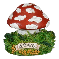 Luville Kersthuisje Efteling | Muzikale paddenstoel op batterijen | 5.5 cm LLU10146