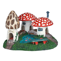 Luville Kersthuisje Efteling | Paddenstoelenparkour | 13.5 cm LLU10118