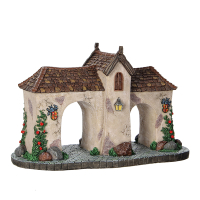 Luville Kersthuisje Efteling | Poort Doornroosje | 14 cm LLU10278
