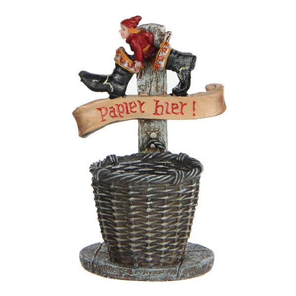 Luville Kersthuisje Efteling | Prullenbak | 6 cm LLU10263 - 1