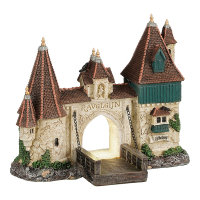 Luville Kersthuisje Efteling | Raveleijn Poort op batterijen | Warm wit | 12 cm LLU10195