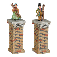 Luville Kersthuisje Efteling | Reizigers | 7.5 cm | 2 stuks LLU10304