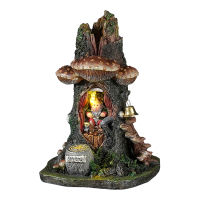 Luville Kersthuisje Efteling | Trollenkoning op batterijen | Warm wit | 12.5 cm LLU10150