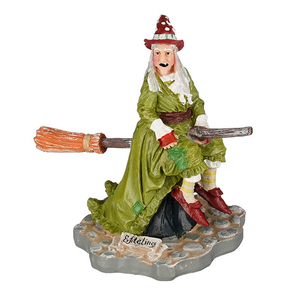 Luville Kersthuisje Efteling | Vliegensvlugge heks | 7.5 cm LLU10187 - 1