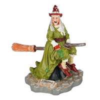 Luville Kersthuisje Efteling | Vliegensvlugge heks | 7.5 cm LLU10187