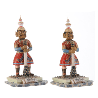 Luville Kersthuisje Efteling | Wachters Indische waterlelies | 12.5 cm | 2 stuks LLU10021