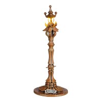 Luville Kersthuisje Efteling | Wonderwachter op batterijen | Warm wit | 18 cm LLU10148