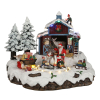 Luville Kerstman met rendier | Inclusief adapter | 23,5 x 21 x 20 cm LLU10053 - 1