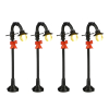 Luville Lantaarnpaal | 2x AA | 3,5 x 2 x 9,5 cm | 4 stuks LLU10153 - 1
