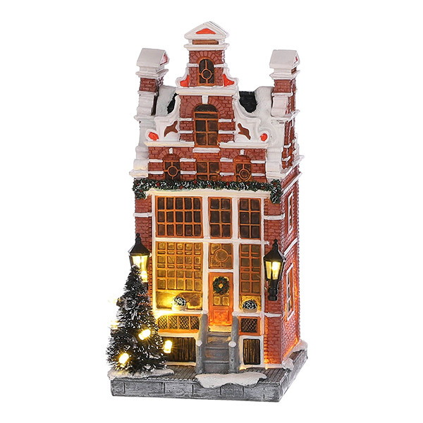 Luville Molendam Grachtepand winkel | 3x AA | 8,5 x 9 x 18 cm LLU10070 - 1