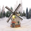 Luville Molendam Nederlandse windmolen | 3x AA | 15,5 x 13 x 22,5 cm LLU10026 - 2