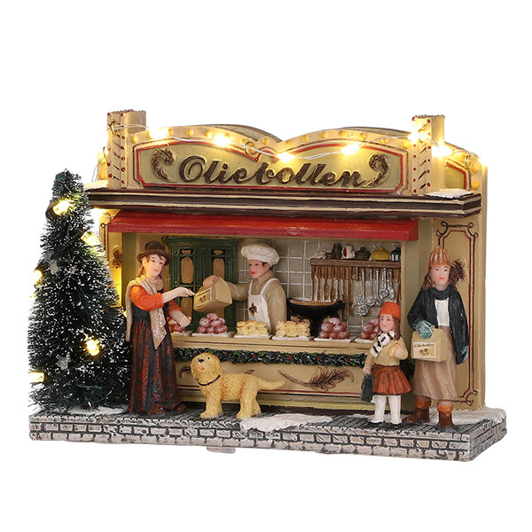 Luville Molendam Oliebollenkraam | 3x AA | 16,5 x 6 x 11,5 cm LLU10071 - 1