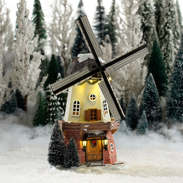 Luville Molendam Windmolen | 3x AAA | 15,5 x 8 x 27 cm LLU10125 - 2