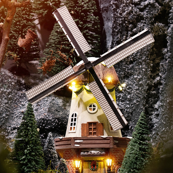 Luville Molendam Windmolen | 3x AAA | 15,5 x 8 x 27 cm LLU10125 - 3