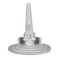 Luville Monument op de Dam | 14,5 x Ø13,5 cm LLU10336