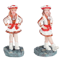 Luville Nolendam Carnaval danseressen | 2,5 x 3 x 5 cm | 2 stuks LLU10234