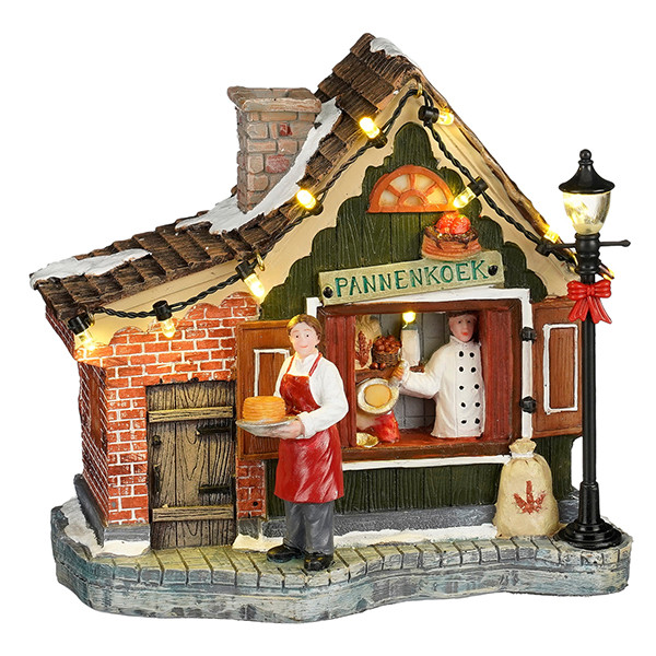 Luville Pannenkoekenhuis | 2x AA | 14 x 9,5 x 13,5 cm LLU10318 - 1