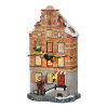 Luville Sinterklaas Grachtenpand met pieten | 3x AAA | 16,5 x 11 x 30,5 cm