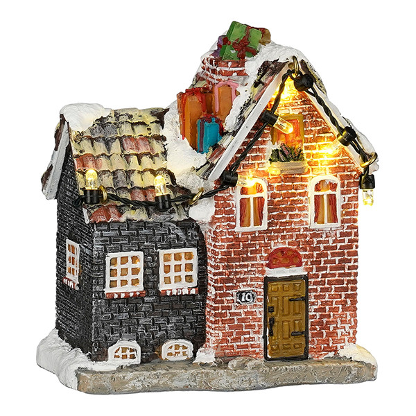 Luville Sinterklaas Op Het Dak Small | 2x AA | 8,5 x 5,5 x 10 cm LLU10334 - 1