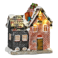 Luville Sinterklaas Op Het Dak Small | 2x AA | 8,5 x 5,5 x 10 cm LLU10334