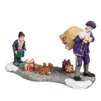 Luville Sinterklaas Piet verliest cadeaus | 11 x 4,5 x 7 cm LLU10205 Luville Sinterklaas Piet verliest cadeaus | 11 x 4,5 x 7 cm LLU10205