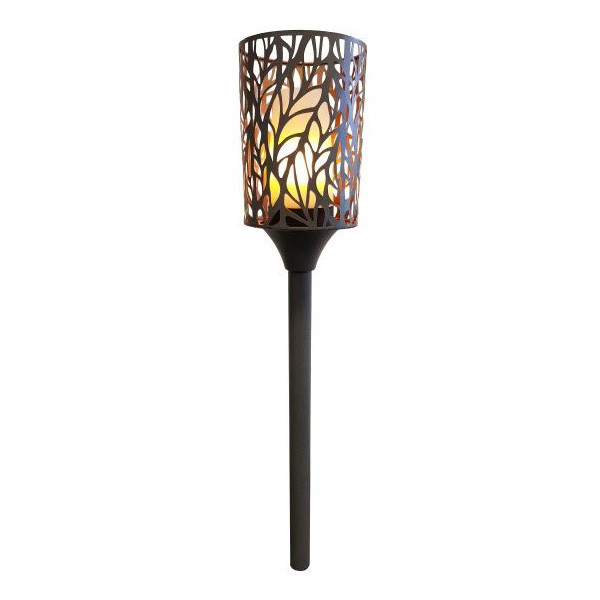 Luxform Sokkellamp buiten op batterij  (Luxform, Flame Torch Cylinder)  LLU00011 - 1