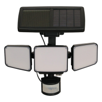 Luxform solar anti-inbraak | La Rioja | PIR-sensor | 2500 lm | zwart  LLU00041