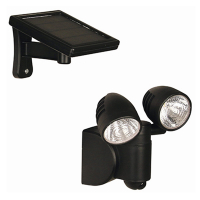 Luxform solar anti-inbraak | Salta | PIR-sensor | 1000 lm | zwart  LLU00040