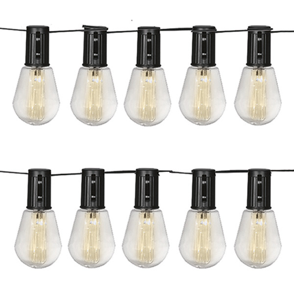 Luxform solar lichtsnoer | Alicante | 3,8 meter | 10 lampen  LLU00049 - 1