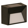 Luxform solar/oplaadbare wandlamp | Maryland | 15 lm | zwart  LLU00036