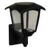 Luxform solar/oplaadbare wandlamp | Minnesota | 3000K | Zwart  LLU00033 - 1