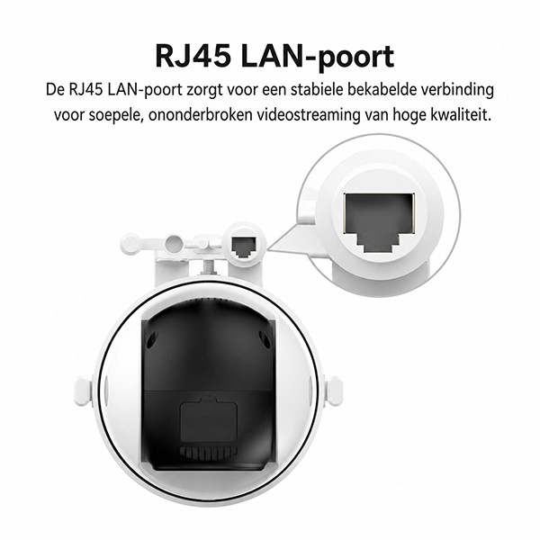 Meari Beveiligingscamera S2 Plus | 4MP | Pan-Tilt | IP65 | WiFi | Wit LME00002 - 8