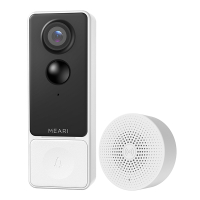 Meari Video Deurbel B1 | 3MP | Incl. gong | Op accu | IP65 | WiFi | Wit LME00006